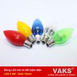 04 bóng đèn led trái ớt trang trí tiết kiệm điện 0.3W + 4 đuôi đèn E12