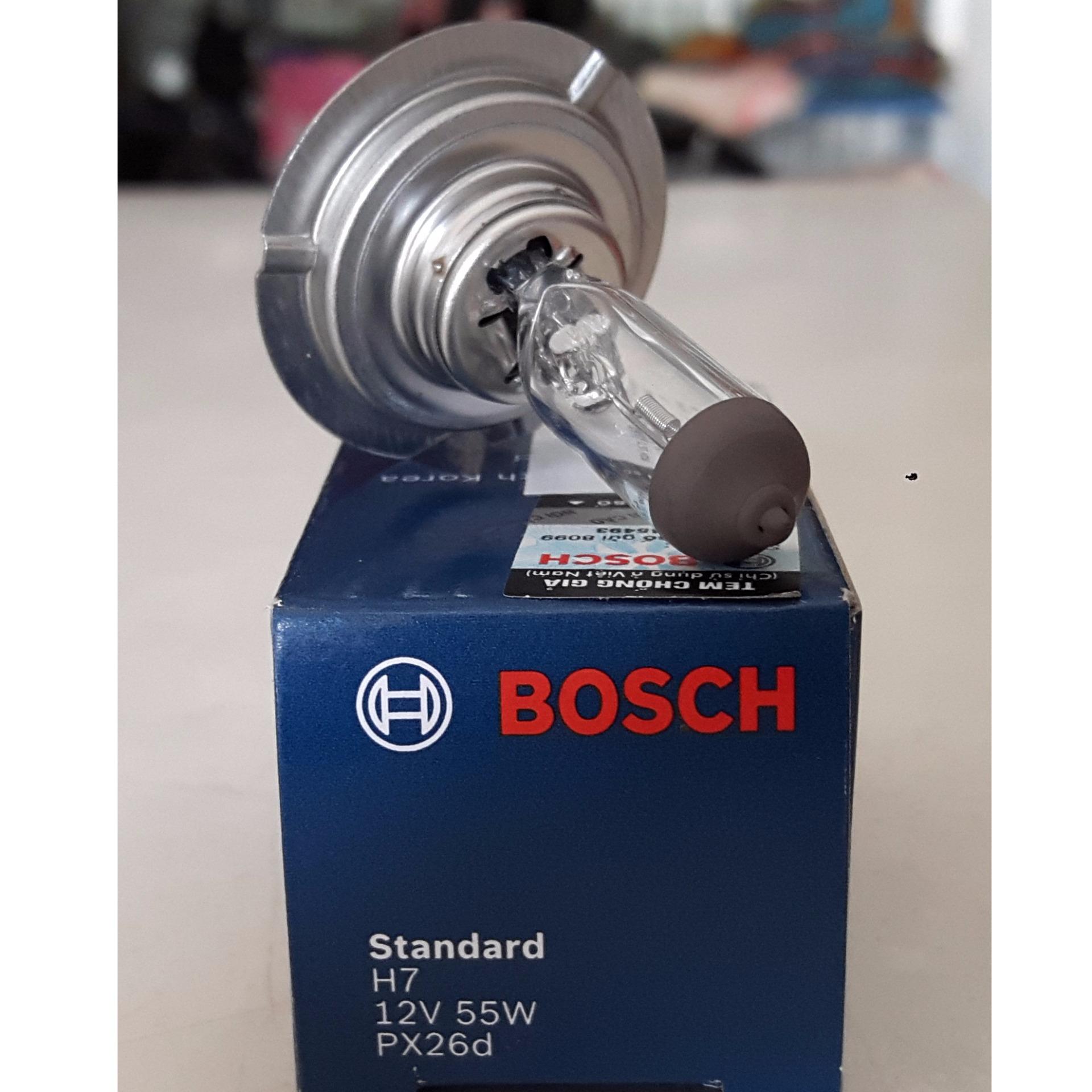 1 Bóng Đèn BOSCH H7 - 12V 55W - Made in Korea.