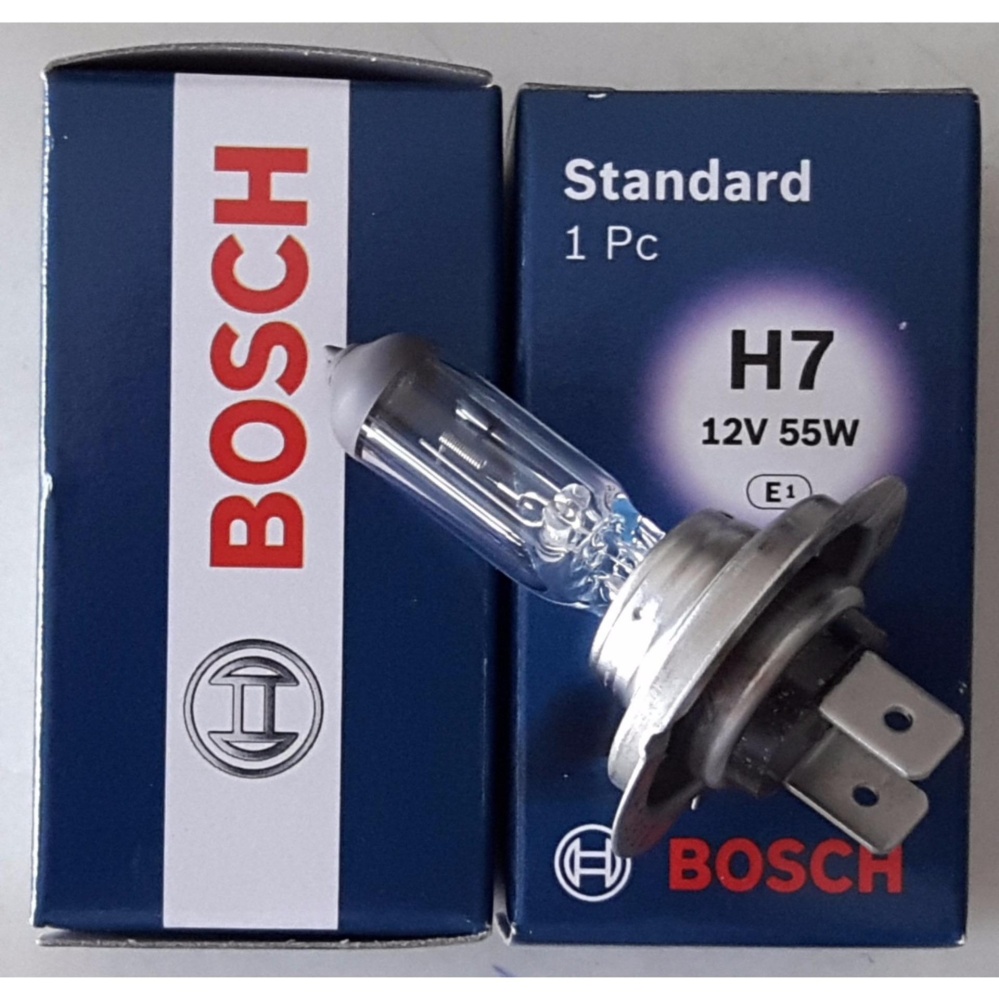 1 Bóng Đèn BOSCH H7 - 12V 55W - Made in Korea.