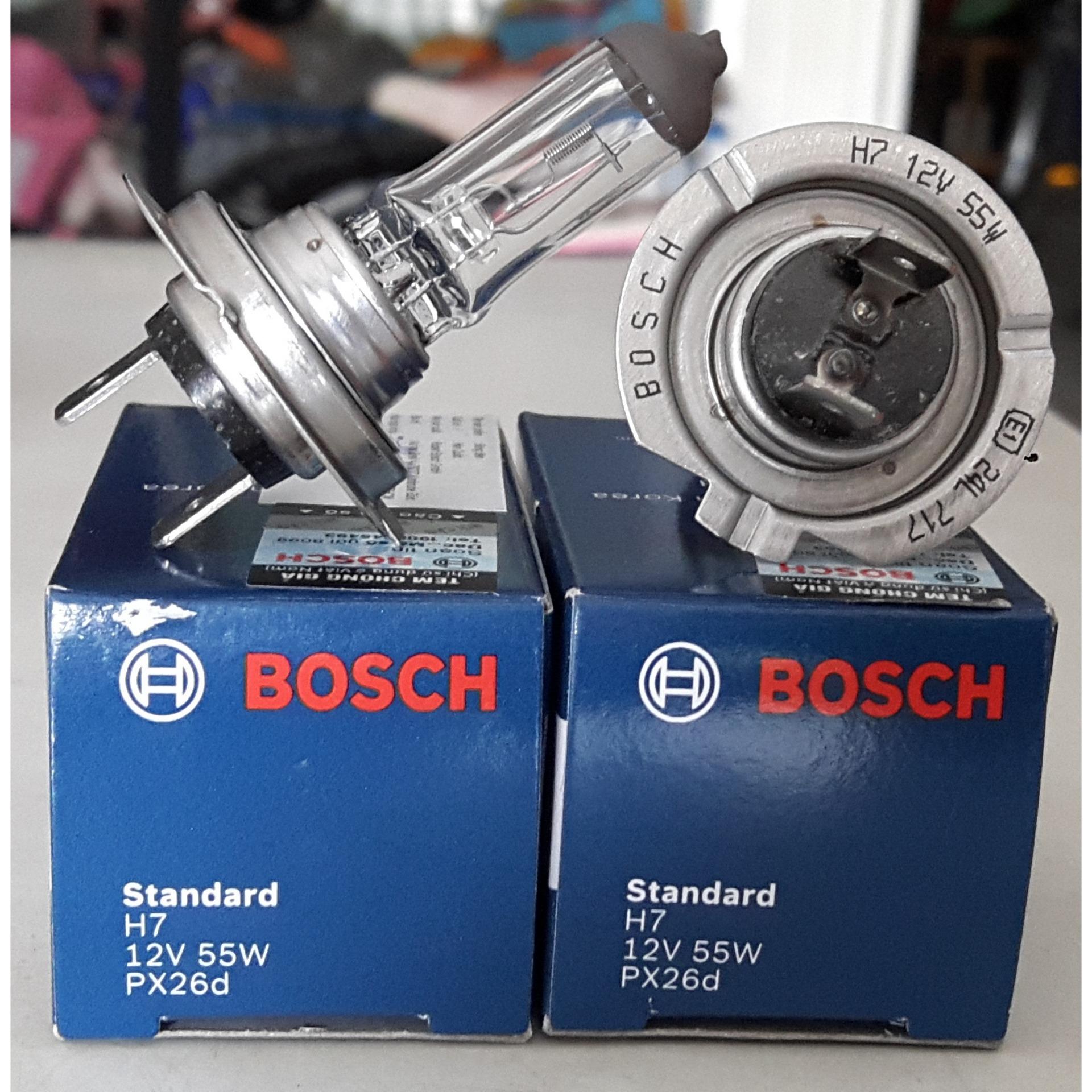 1 Bóng Đèn BOSCH H7 - 12V 55W - Made in Korea.