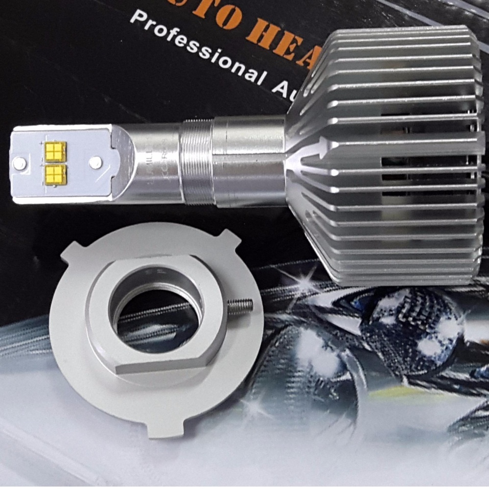[BOSCH_Version 2018] Chân H4 - 01 Bóng đèn Led siêu sáng Lumileds (Màu Vàng Nắng - 4000 Kelvin).