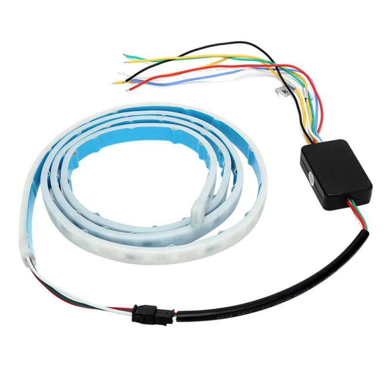1.2 m Xe RGB Dải ĐÈN LED Phía Sau Thân Cây Đuôi Đèn led Tín Hiệu Đèn Phanh Đa chức năng-quốc tế
