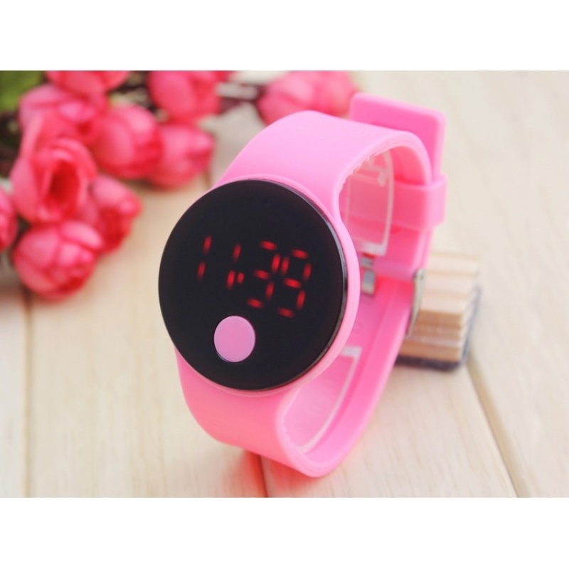 1 cái Unisex Thời Trang Nữ Người LED Màn Hình Kỹ Thuật Số Dây Đeo Silicone Thạch Anh Thể Thao Trẻ Em Dây relojes Thể Thao Đồng Hồ Relogio- quốc tế bán chạy