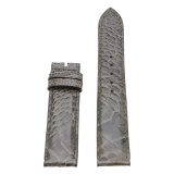 Dây đồng hồ da đà điểu size 16 - 18 - 20 màu xanh rêu th8430