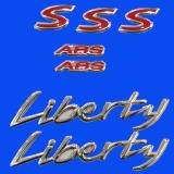 Tem xe liberty 150 abs-Decan dán sườn xe LIBETY 150-TEM ABS