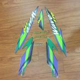 [EM ĐÂY] WAVE 110 đẹp vô cùng đã có tem dán sườn siêu bền đẹp màu XANH LÁ OX81-104