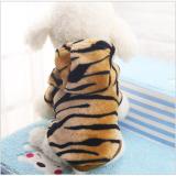 Áo chó mèo cao cấp kiểu áo khoác lông hổ da beo size m 3