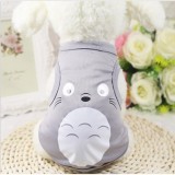 áo chó mèo cao cấp kiểu áo thun in hình mặt toroto xám size l ( dành cho chó mèo 3 - 5 kg )8
