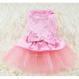 áo chó mèo cao cấp kiểu váy cưới hồng size xl ( dành cho chó mèo 5 - 8 kg )6