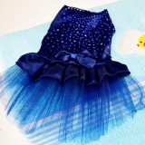 áo chó mèo cao cấp kiểu váy cưới size m (dành cho chó mèo 1 - 3 kg)