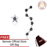 BAMOER Free Shpping Authentic 925 Sterling Silver Star & Dipper Constellation Drop Earrings for Women Fashion Jewelry Gift Bijoux SCE166