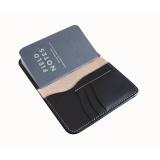 Bao da đựng passport, field notes LDD0213 (Da bò thật nhập khẩu nguyên con)