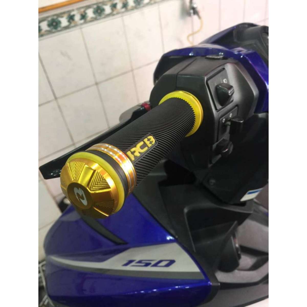 Bao tay xe máy RCB Có Gù Nhôm (Bạc)