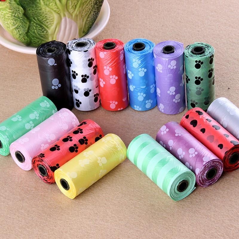 Beautymaker 10Roll 150pcs Set Degradable Pet Waste Poop Bags Dog Cat Clean Up Garbage Bag - intl