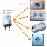 [HCM]10 cái Phích Cắm Điện Schuko  PC2-3501 (chuẩn F) - sx tại VN