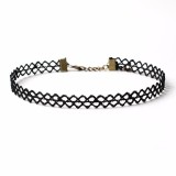Bộ 10 vòng cổ chocker đơn giản, cổ điển