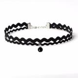 Bộ 10 vòng cổ chocker đơn giản, cổ điển