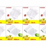Bộ 100 túi hút chân không (15x25cm) một mặt nhám (loại tốt)