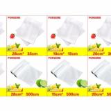 Bộ 100 túi hút chân không (28x35cm) một mặt nhám (loại tốt)
