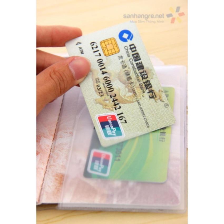 [HCM]Bộ 2 Bao passport PVC trong suốt