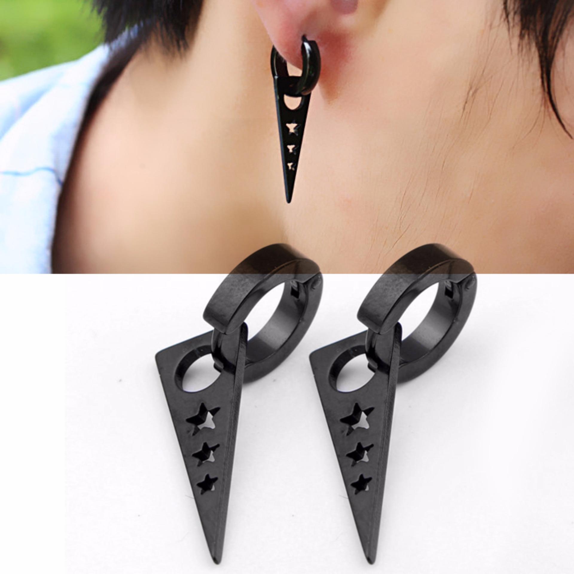 Bộ 2 bông tai hình tam giác bt162