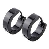Bộ 2 bông tai inox thời trang BT79 (màu đen)