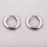 Bộ 2 bông tai inox Sơn Tùng 14mm BT233 (màu bạc)