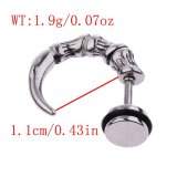 Bộ 2 Bông tai móng vuốt chim ưng BT183 (Bạc)