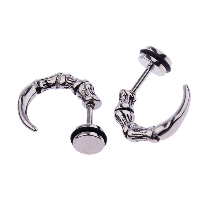 Bộ 2 bông tai móng vuốt chim ưng bt183