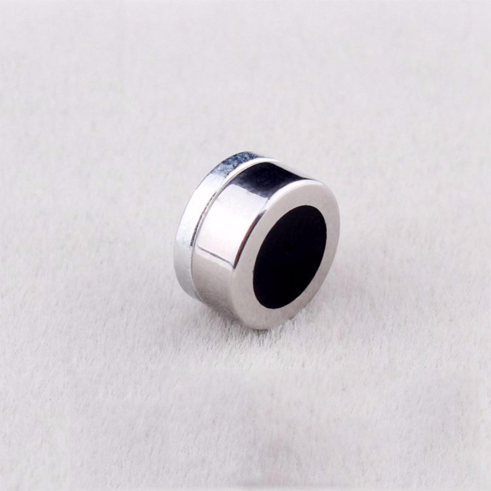 [HCM]Bộ 2 bông tai nam châm inox 8mm BNC01 (Màu Đen)