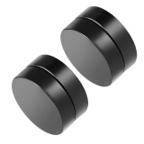 Bộ 2 bông tai nam châm inox 9mm NC108 (màu đen)