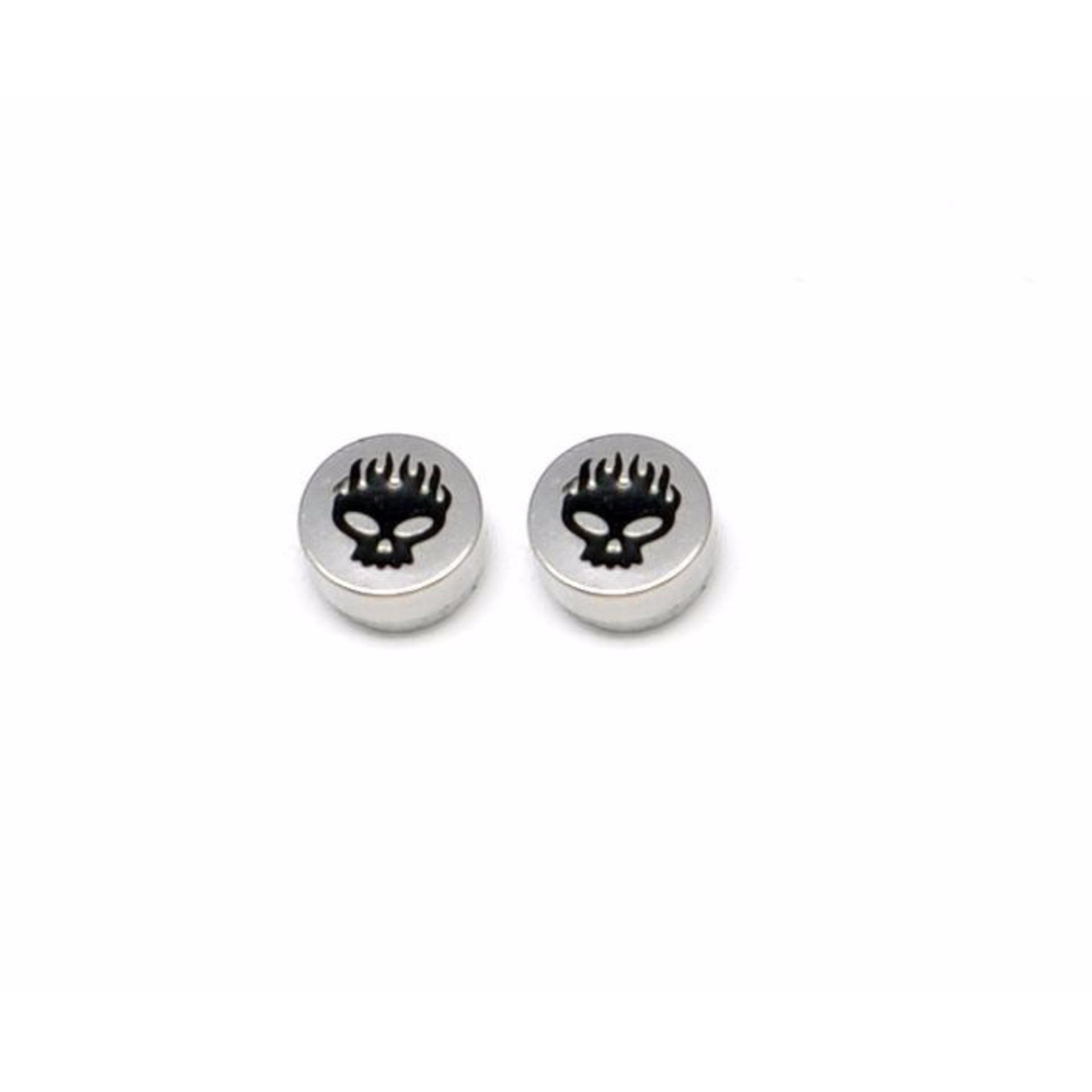 Bộ 2 bông tai nam châm mặt quỷ bnc06