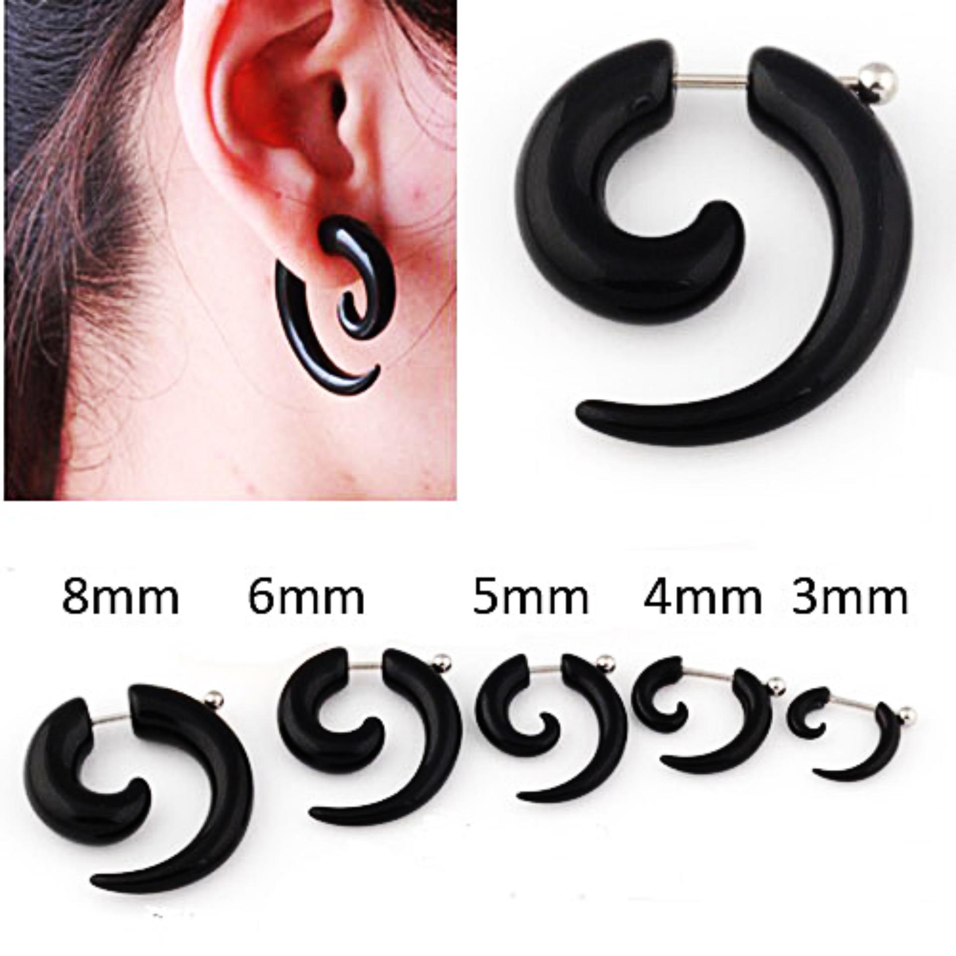 Bộ 2 bông tai sừng trâu 5mm bt135