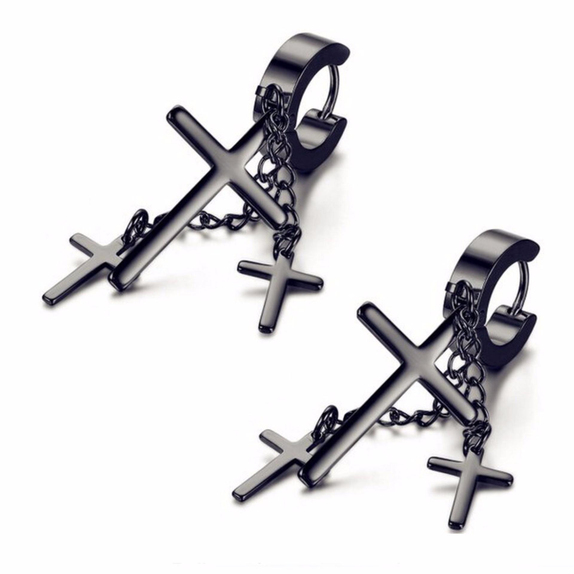 Bộ 2 bông tai thánh giá bt158