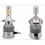 Bộ 2 Đèn pha led C6 36w chân H4 siêu sáng cho ô tô xe máy GreenNetworks (ánh sáng trắng)