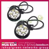 Bộ 2 Đèn pha led trợ sáng xe máy phượt L4 - GreenNetworks