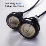 Bộ 2 đèn xi nhan nút áo lớn cho xe máy - Sáng Xanh