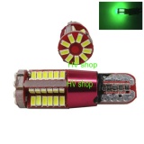 Bộ 2 led demi xi nhan T10 gắn xe máy 57 tim hv shop (xanh lá)