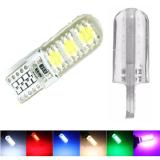Bộ 2 led silicon CL015 T10 12v (6led-sáng xanh dương)