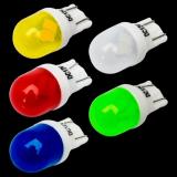Bộ 2 led T10 thân gốm sứ (sáng đỏ)