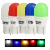 Bộ 2 led T10 thân gốm sứ (sáng đỏ)