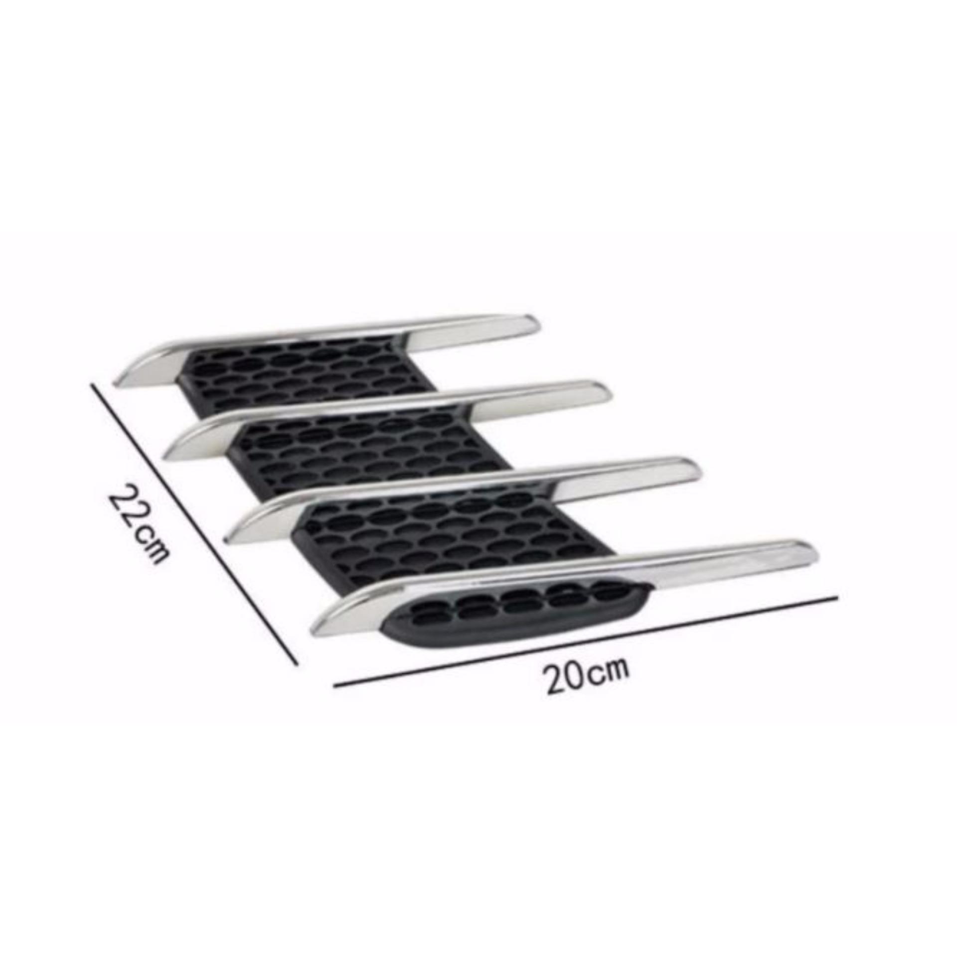 Bộ 2 mang cá, hốc gió thể thao xe hơi BJ03