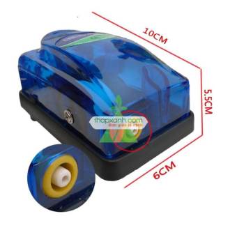 Bộ 2 máy sục khí bể cá SB-248A, Máy thổi khí, sủi ô xy + dây + 2 quả sục