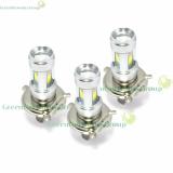 Bộ 3 đèn pha led 3 chân H4/E01C gắn pha xe máy GreenNetworks