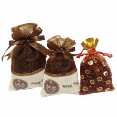 Bộ 3 Túi Thơm Hạt Cà Phê Nguyên Chất Khử Mùi Ô Tô Đtn01 By Hà Shop.