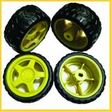 Combo 4 bánh xe cho động cơ giảm tốc - DIY