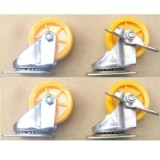 Bộ 4 bánh xe nhựa cao cấp Ø50(2 có khóa + 2 không có khóa)