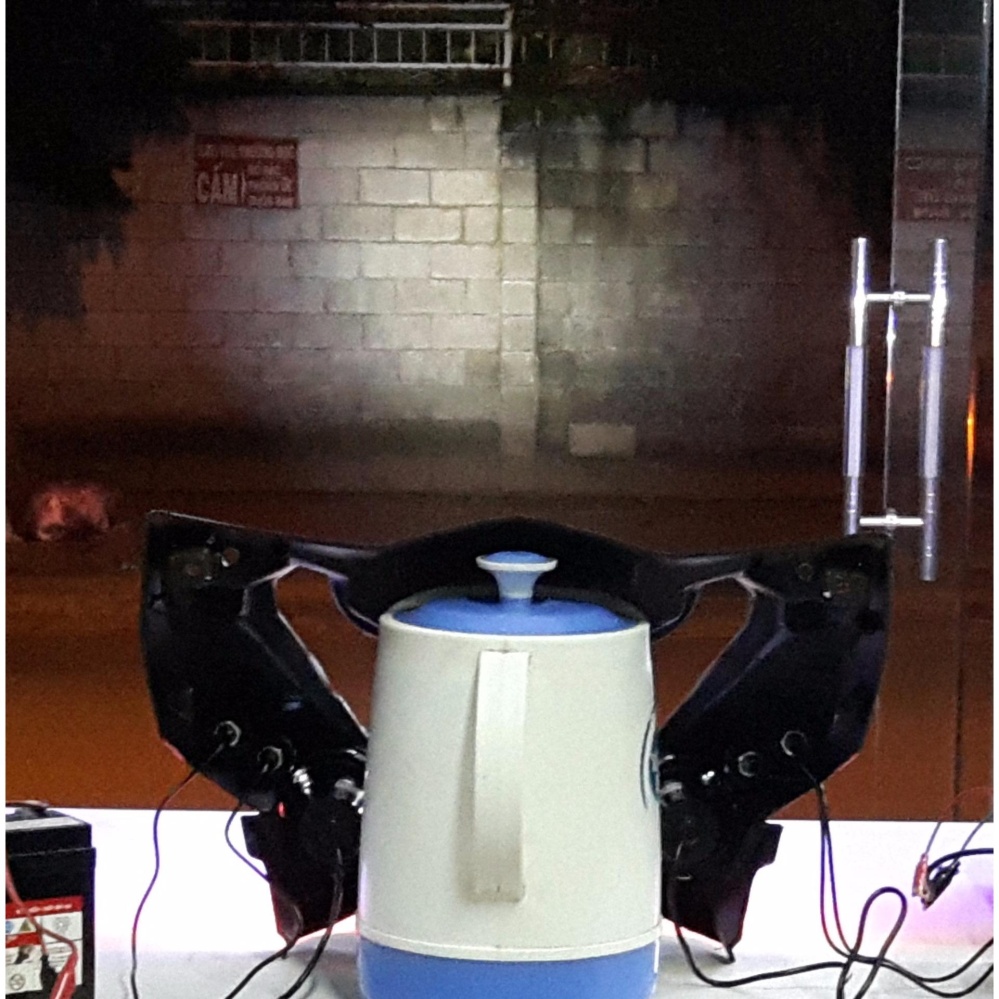BỘ ĐÈN MẮT CÚ - WINNER 150 (2 Angle eyes màu XANH DƯƠNG - 4 Led Xi nhan màu ĐỎ).