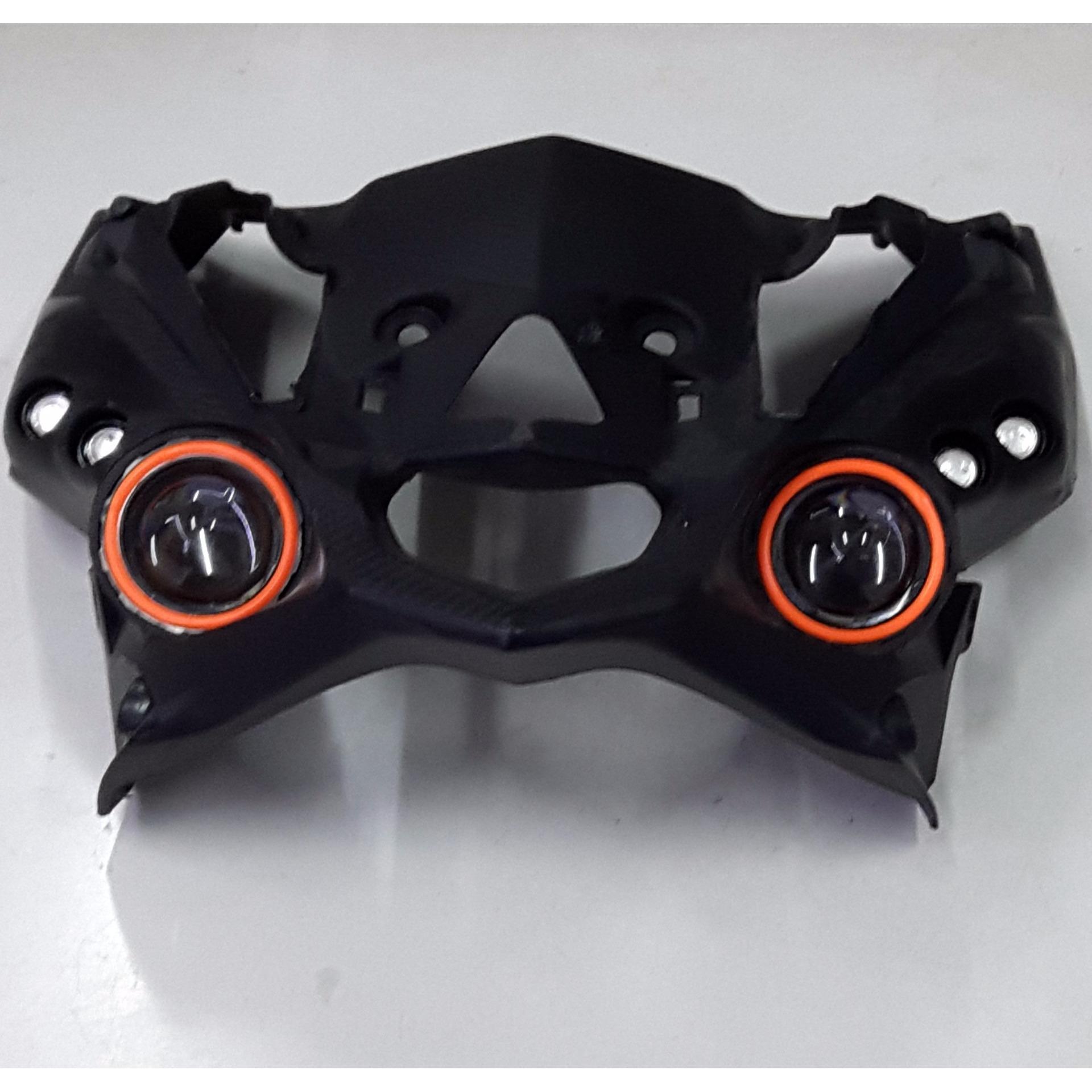 BỘ ĐÈN MẮT CÚ - WINNER 150 (2 Angle eyes màu XANH DƯƠNG - 4 Led Xi nhan màu ĐỎ).