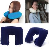 Bộ Gối Hơi Kê Cổ Bịt Mắt Bịt Tai Tiện Ích Trên Ô Tô 3 TI39 1 (xanh đậm) ,thiết bị phụ kiện oto,xe máy